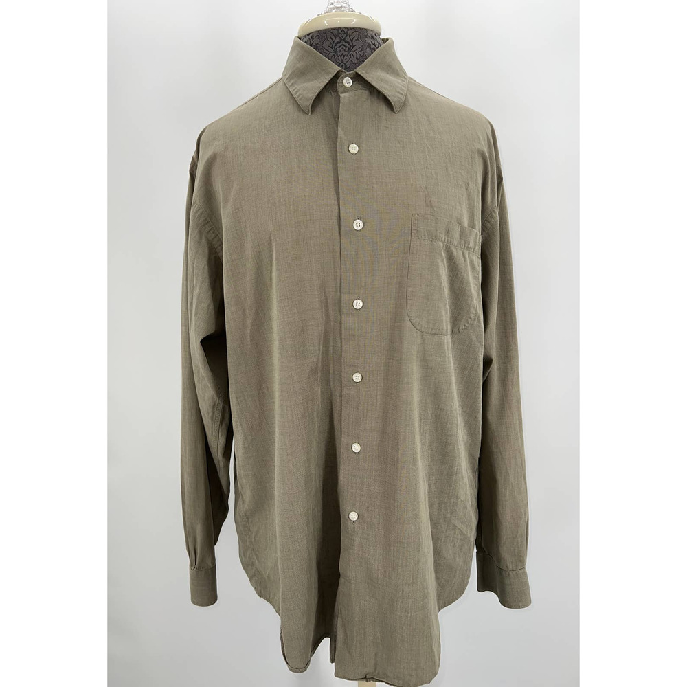 Brooks 346 Men's long sleeve button up shirt size 16 34/35